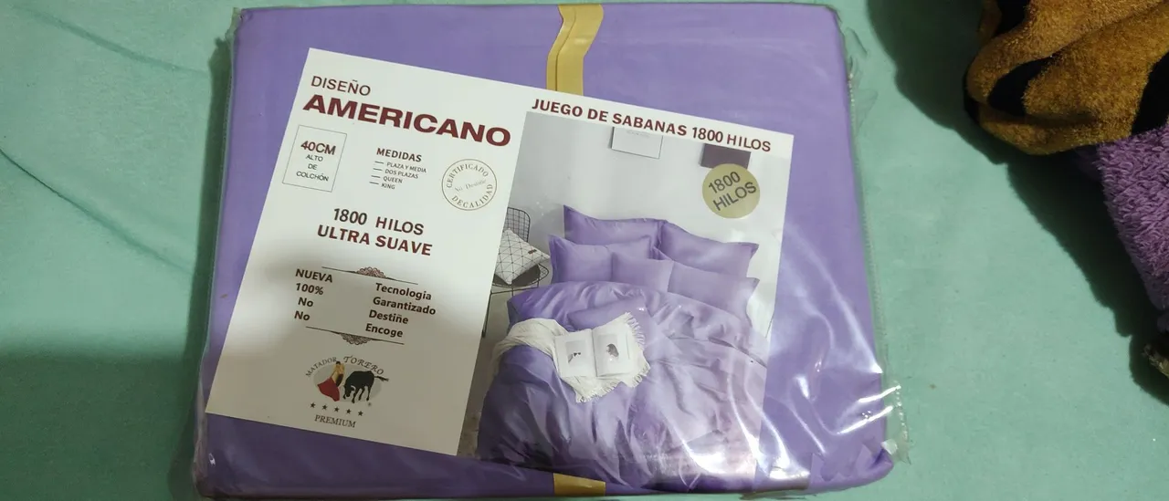 Jogo de Cama Queen 1800 Fios Ultra Suave - Americano - Premium