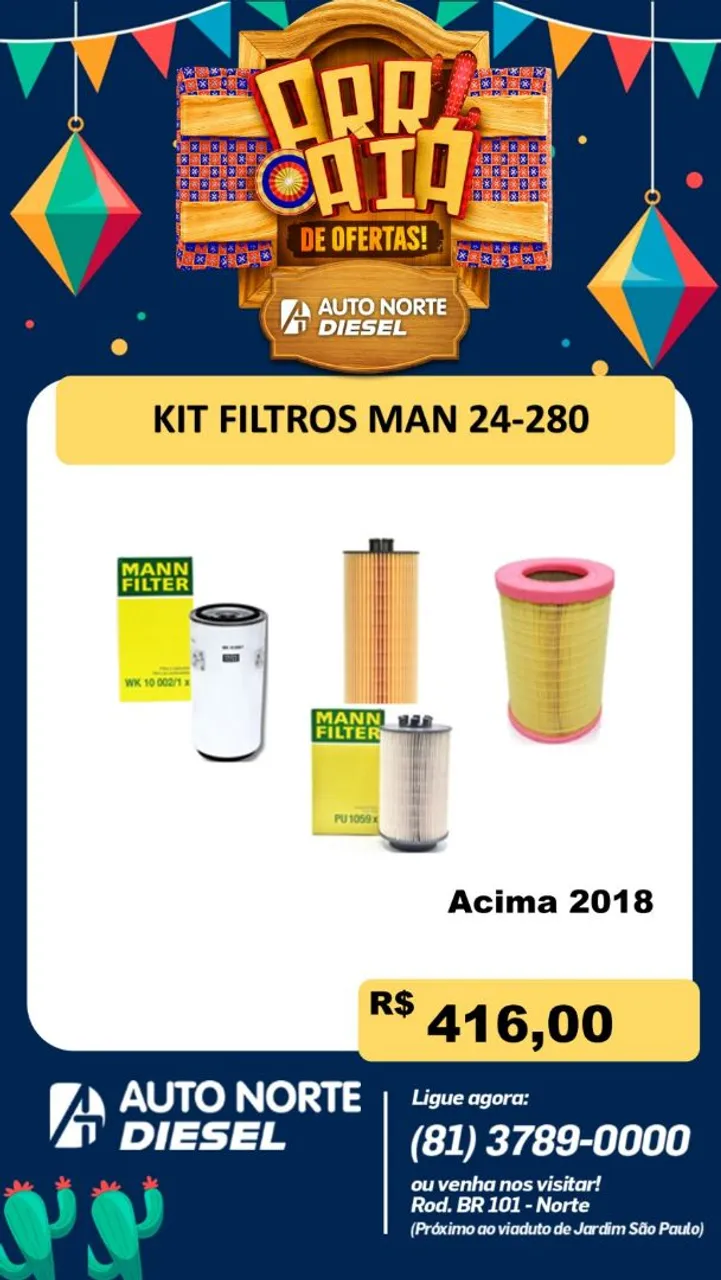 Kit Filtros Diesel