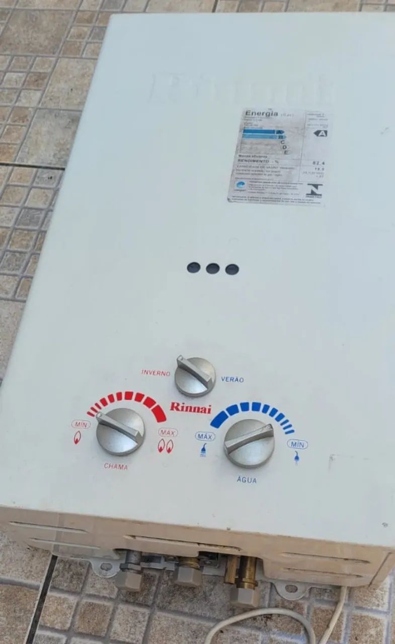 K195　Rinnai　2023年製 Aquecedor Rinnai 15 litros - Eletroportáteis Para Cozinha e