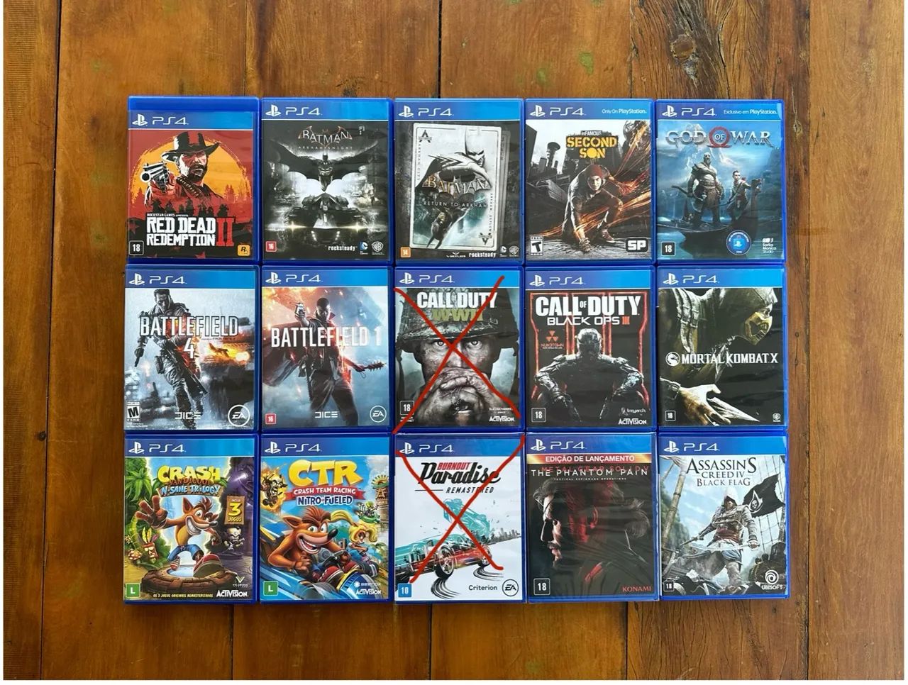 Lote de Jogos de PS4