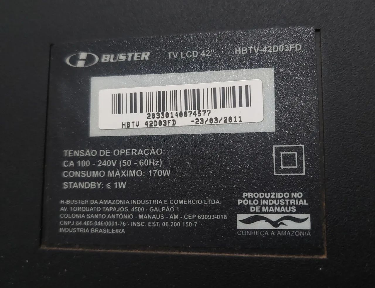 Placa principal tv Hbuster HBTV-42D03FD ORIGINAL  - Foto 6