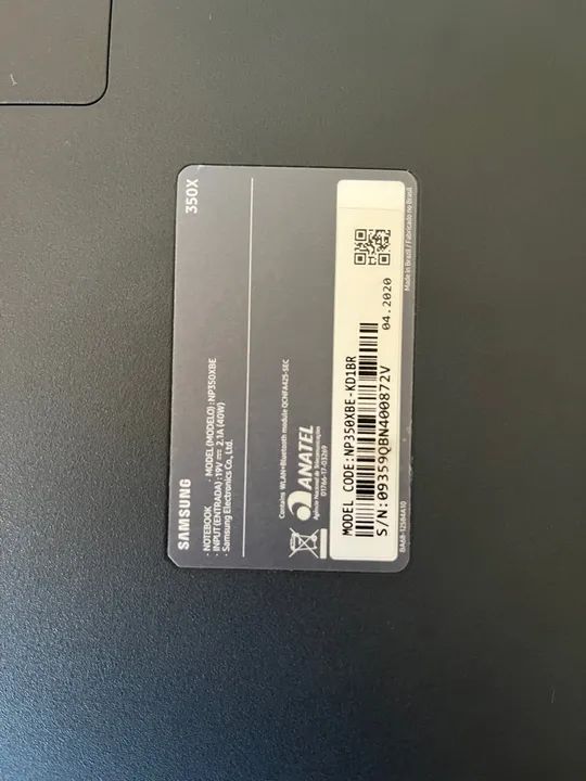 Notebook Samsung 350X - Linha Expert - Core i5 - 8GB - HD 1TB / Tela 15.6? - Foto 3
