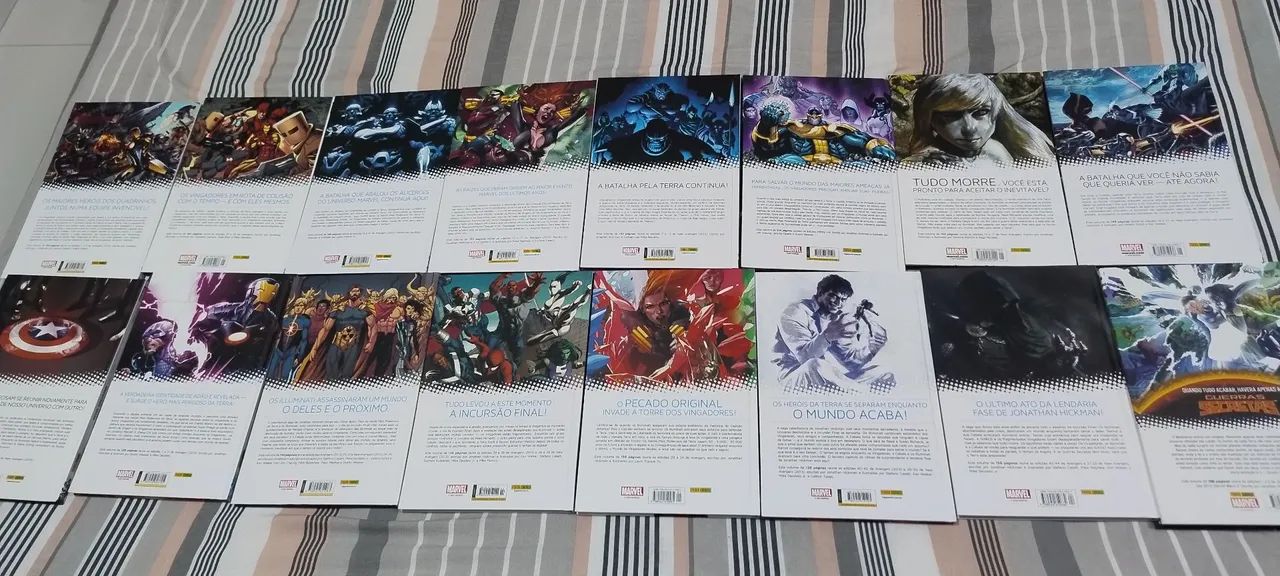 HQs Vingadores - Fase Jonathan Hickman - Marvel Deluxe - Completa - 16 edições  - Foto 2