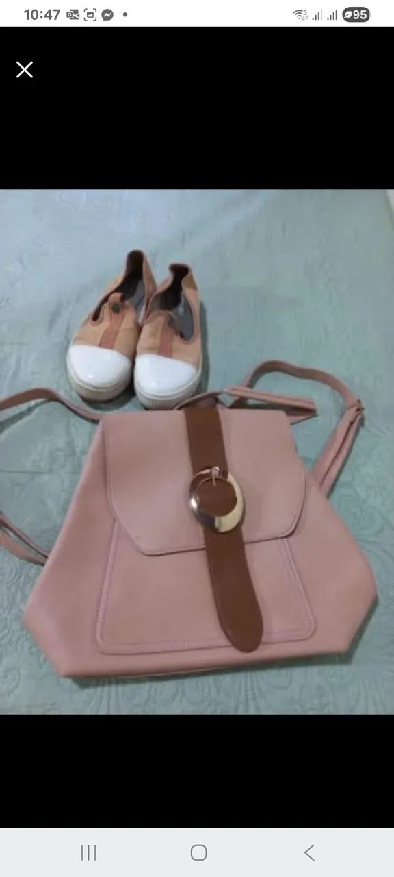 Bolsa + sapatênis