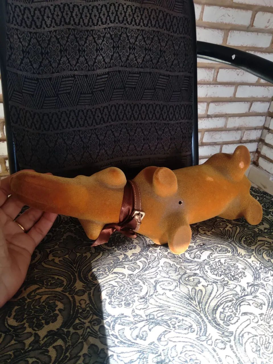 Cofre em formato de cão salsicha  - Foto 2