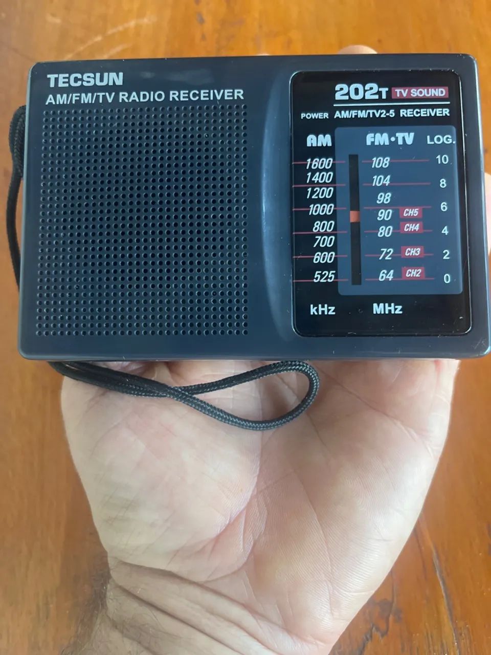 Rádio AM/FM/TV Tecsun 202T - Foto 5