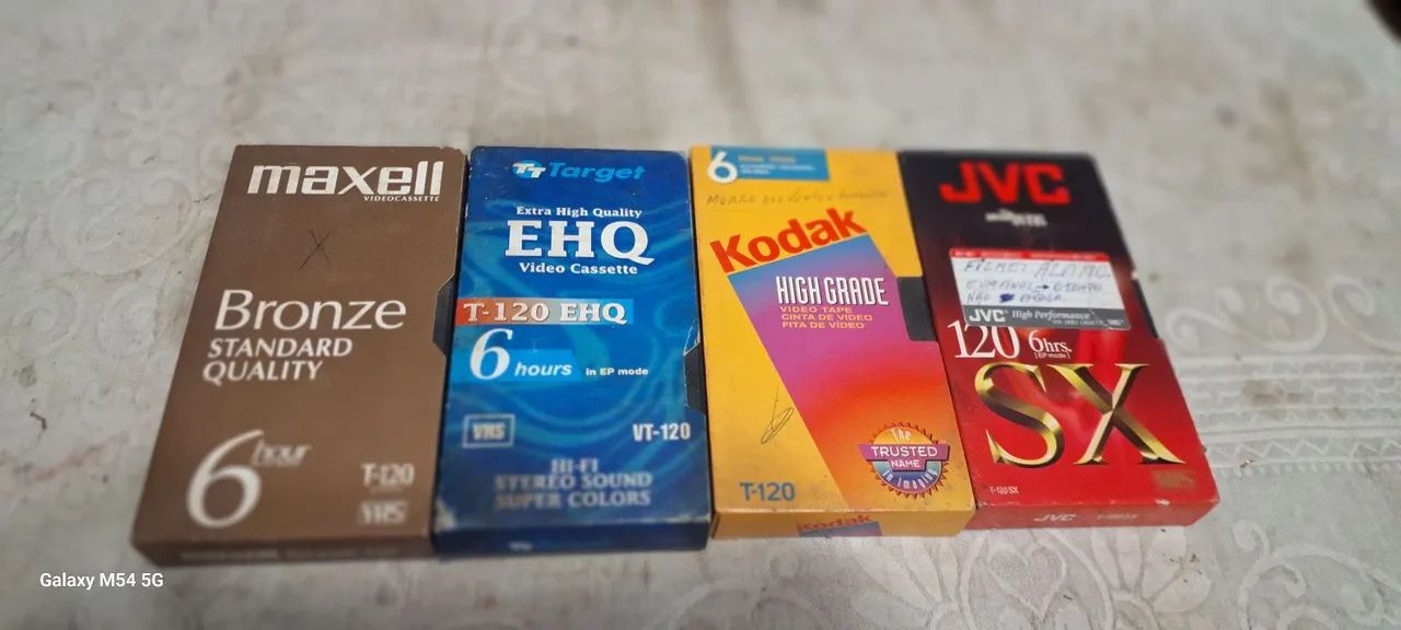  fitas VHS - JVC, Kodak e Target .valor unitario  - Foto 3