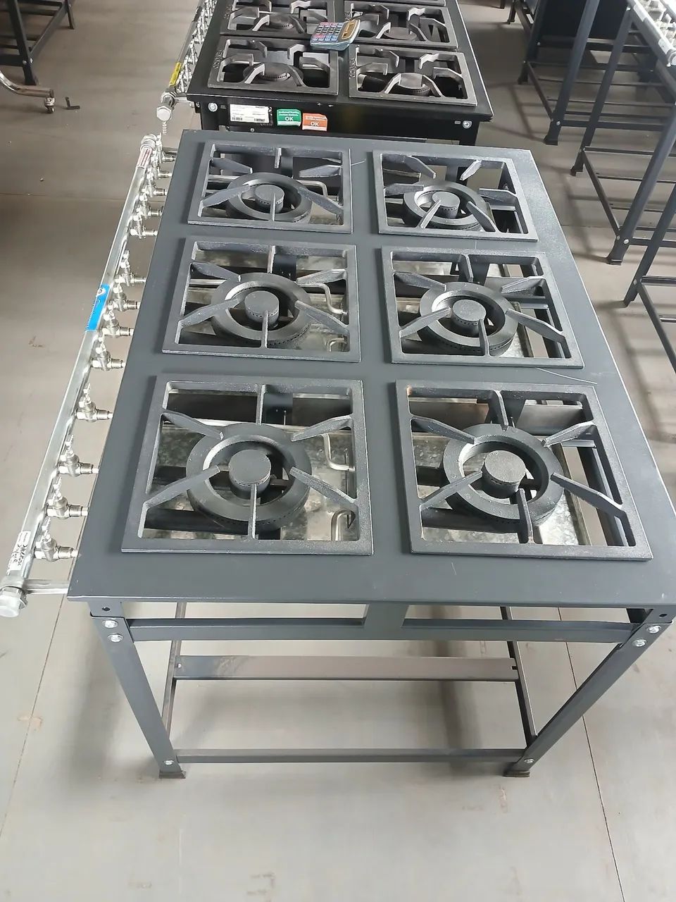 Fogão Industrial 6 Bocas Duplas Mr Fogões  - Foto 4
