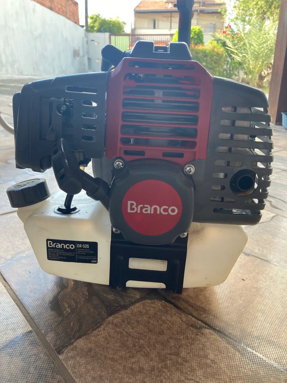 Roçadeira lateral a gasolina 52cc Branco BR52G - Foto 6