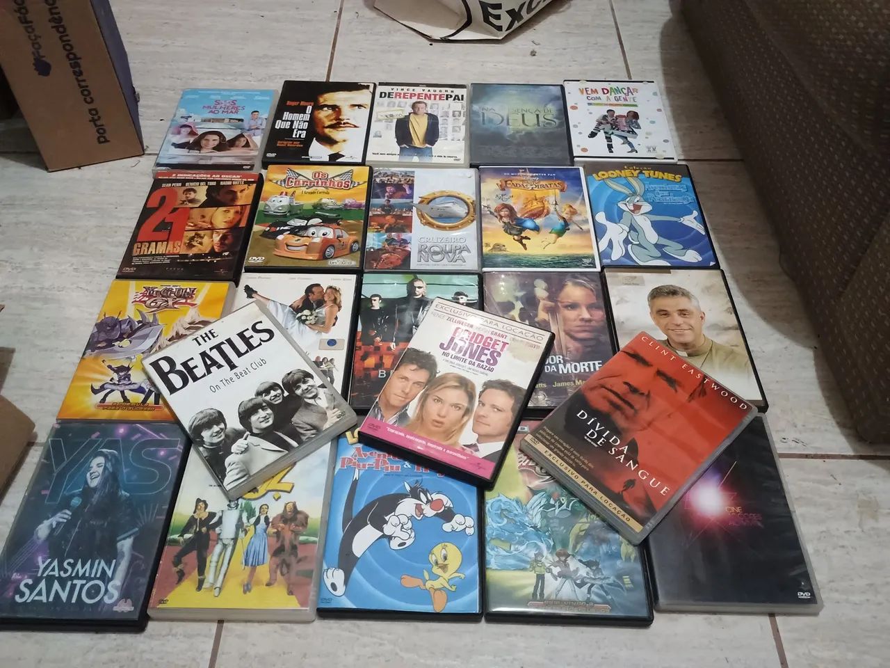 lote de dvds looney tunes