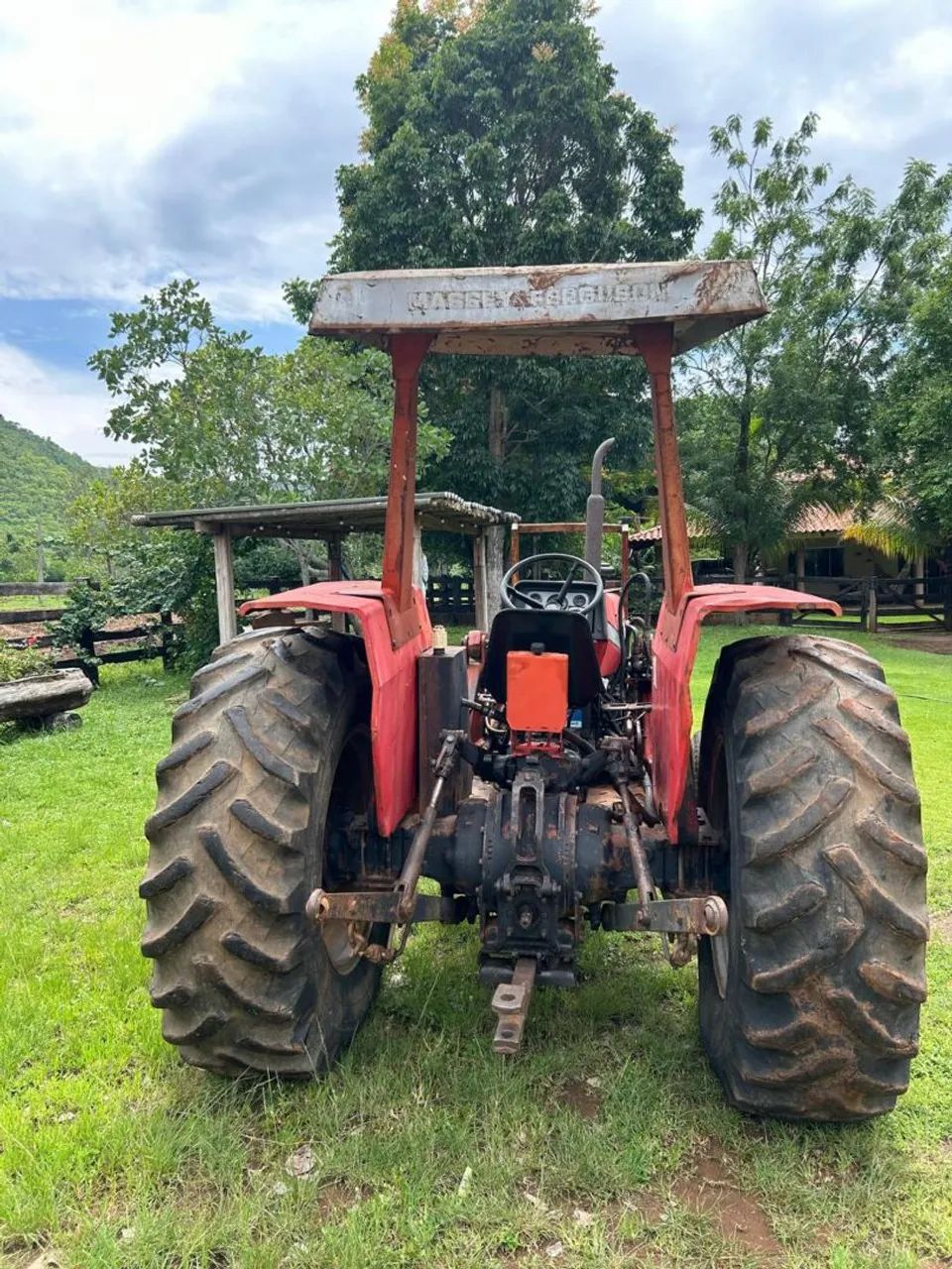 TRATOR MASSEY FERGUSON 290 COM LAMINA E CONCHA - Foto 4