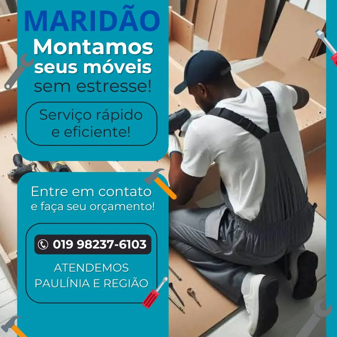 Montador de móveis profissional