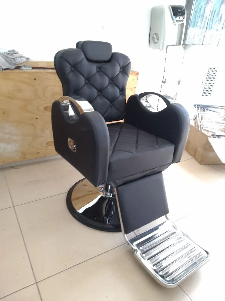 Cadeira para salão de beleza e barbearia 