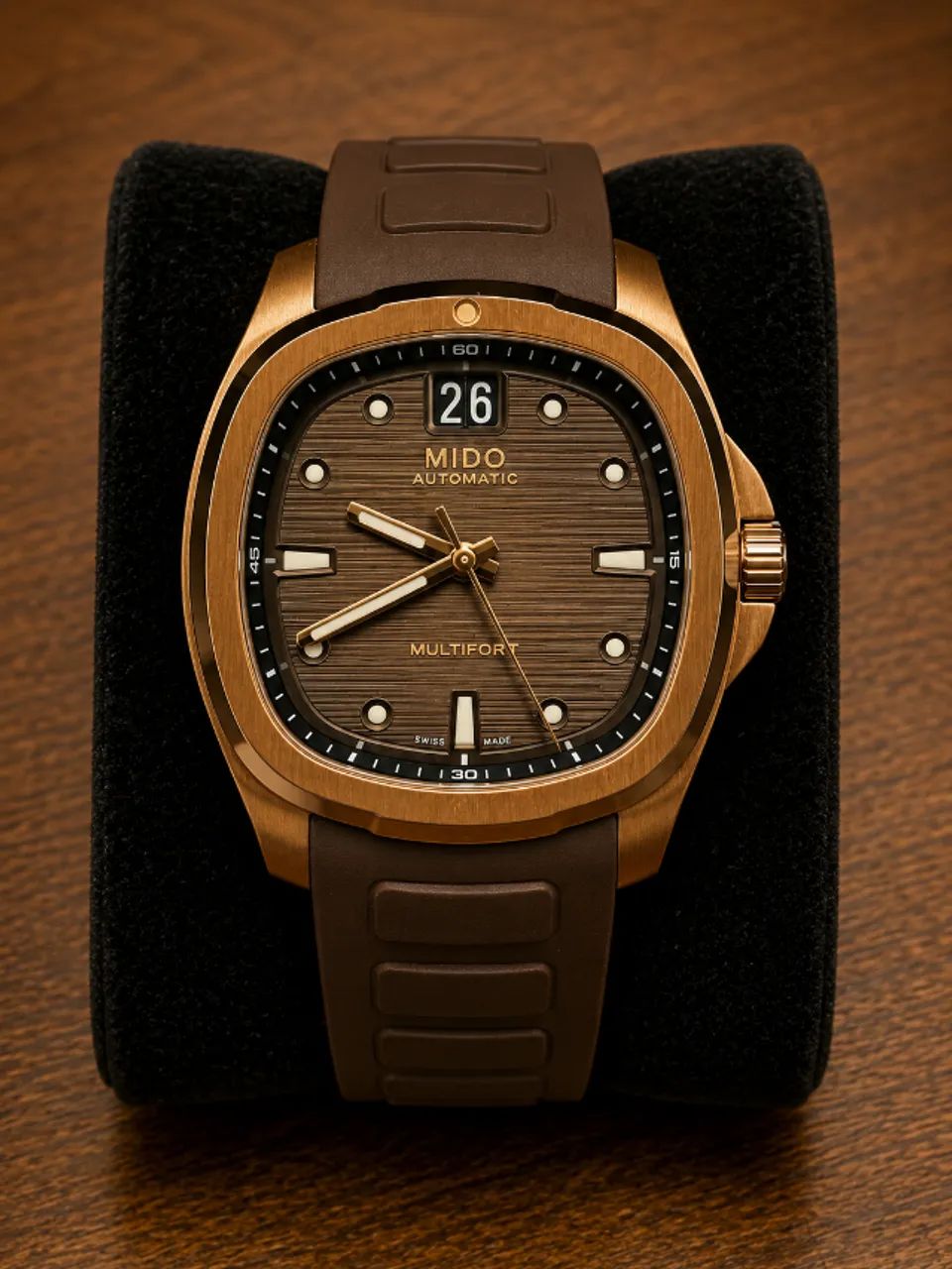 Relógio SUÍÇO automático MIDO MULTIFORT TV BIG DATE ORIGINAL