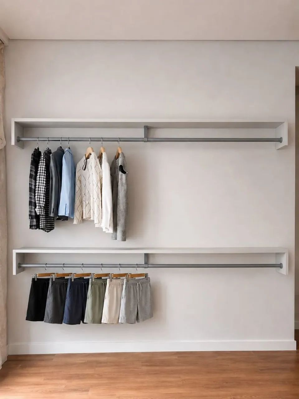 Arara nicho, roupeiro 1,85cm. Branco !! *90 - Foto 2