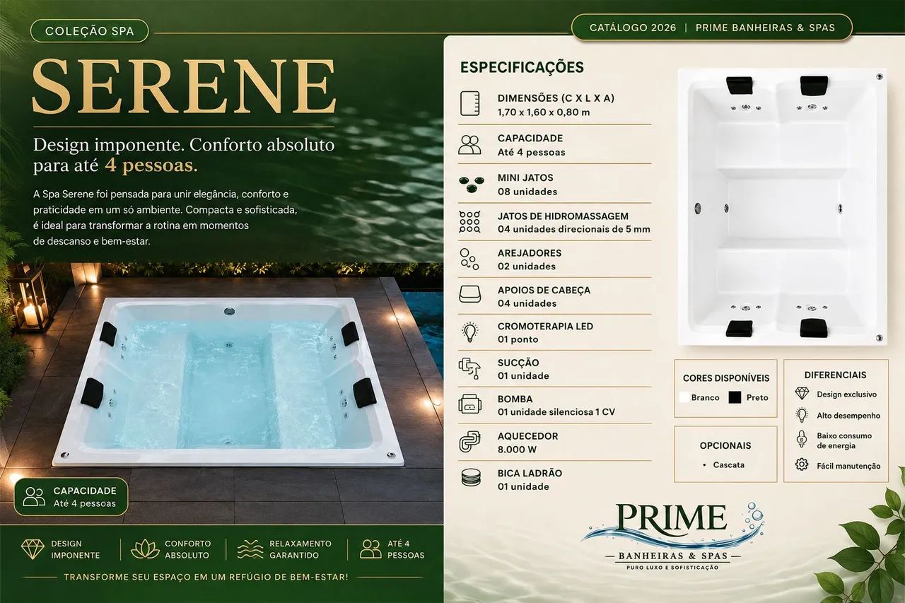 Spa de hidromassagem.