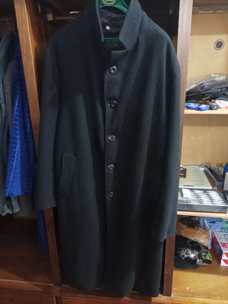Vendo sobretudo masculino longo preto  - Foto 3