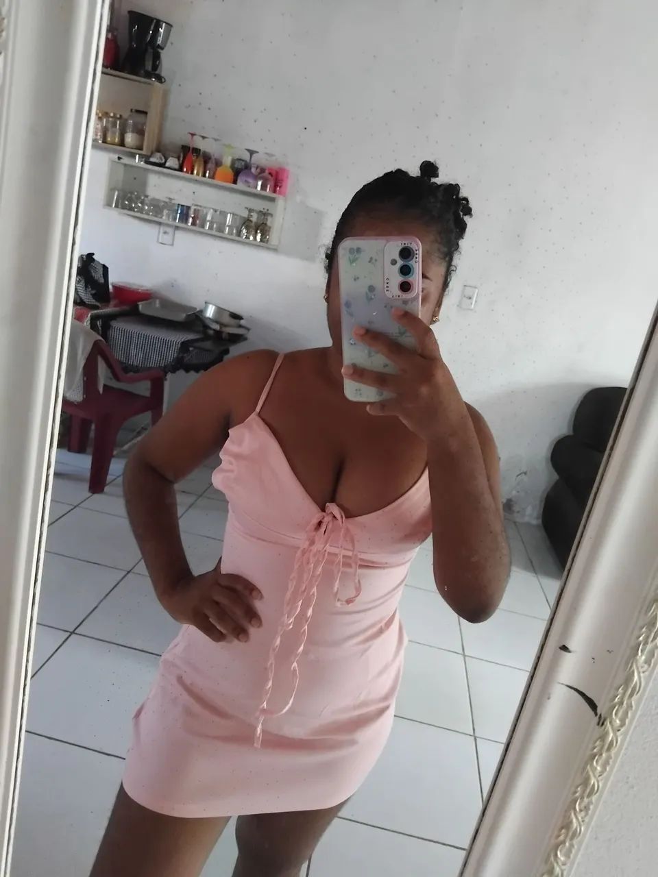 Vestido rosa curto  - Foto 2