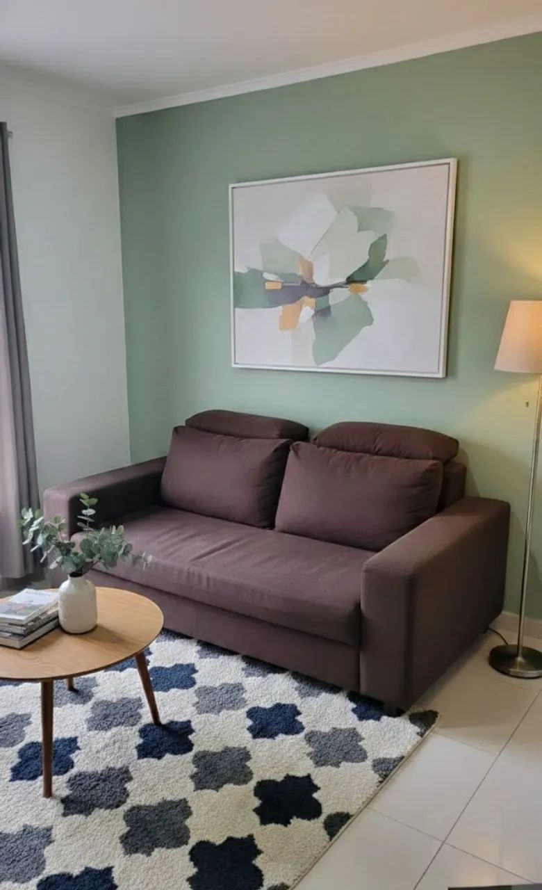 Sofá-Cama Marjom Milano Marrom 3 lugares 