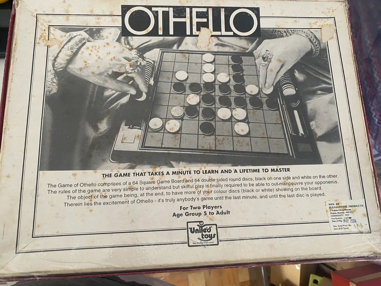 Jogo Othello, importado, antigo.  - Foto 2