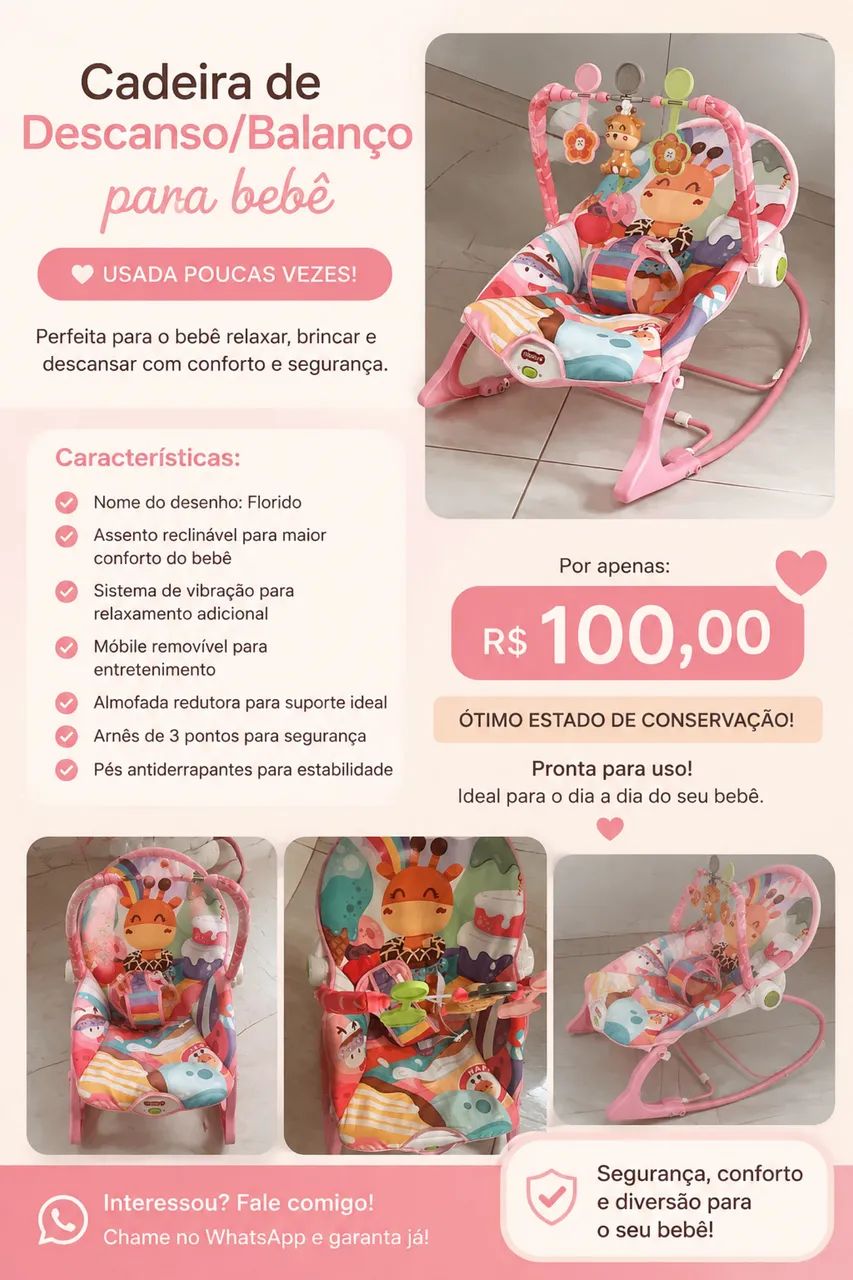 Cadeirinha descanso 