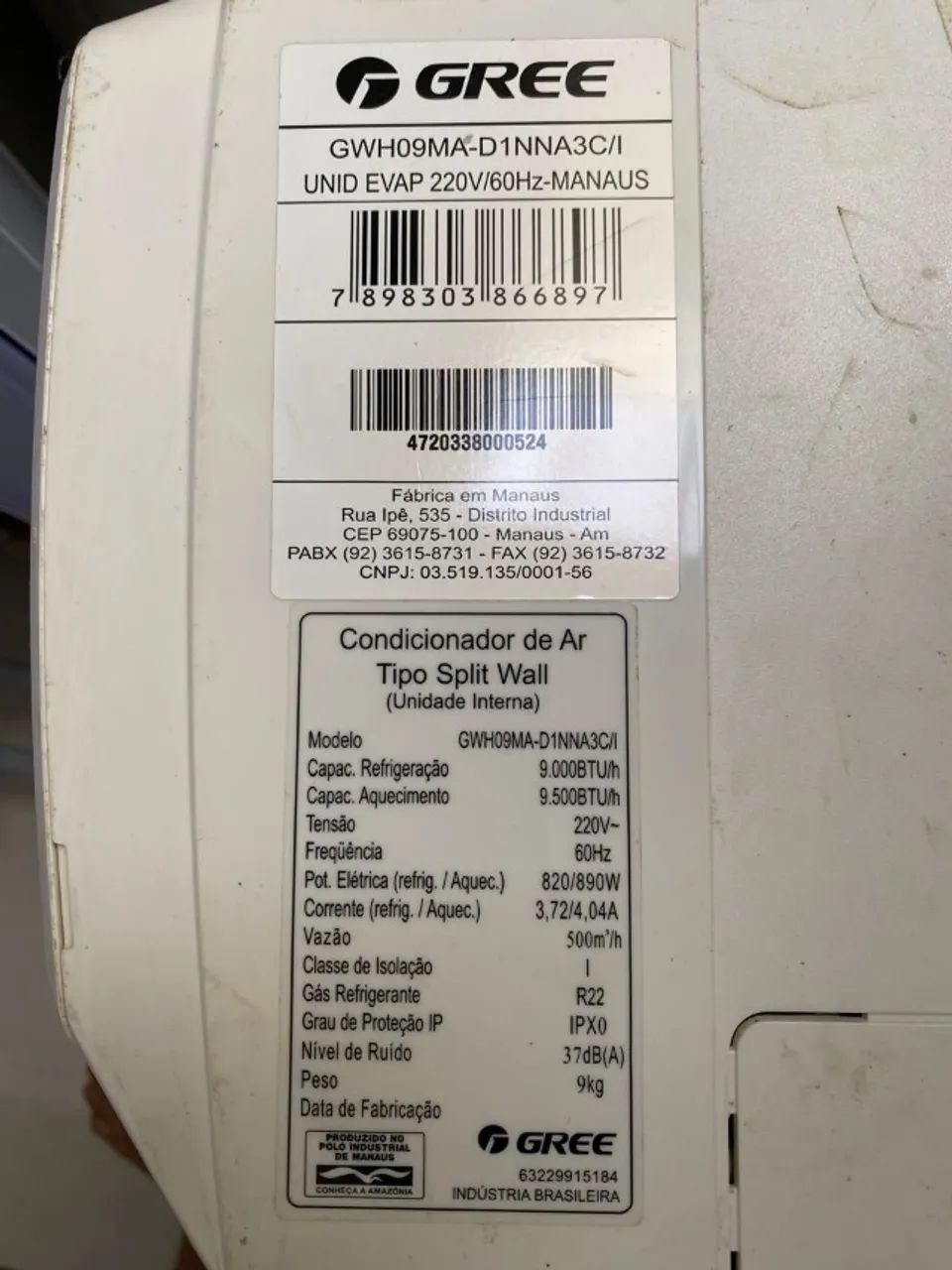 AR CONDICIONADO SPLIT 9 MIL BTUS GREE - Foto 3