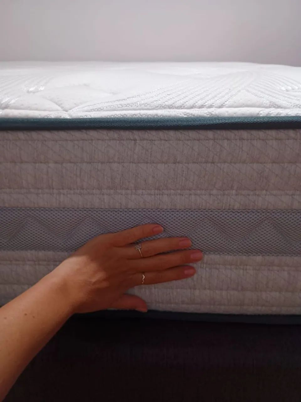 CAMA BOX QUEEN ORTHOCRIN + CABECEIRA | MOLAS ENSACADAS - Foto 5