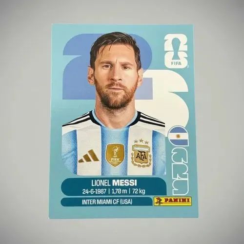 Figurinha Messi copa 2026