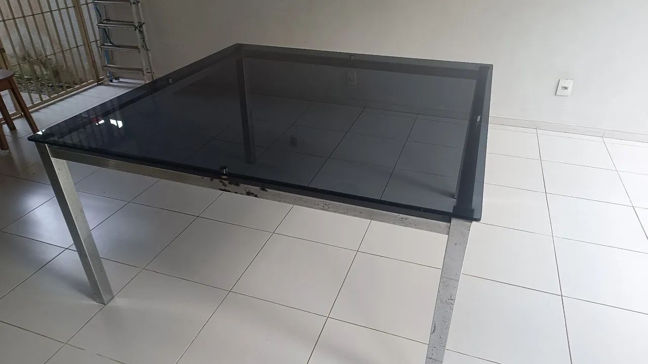 Vendo mesa de vidro - Foto 3