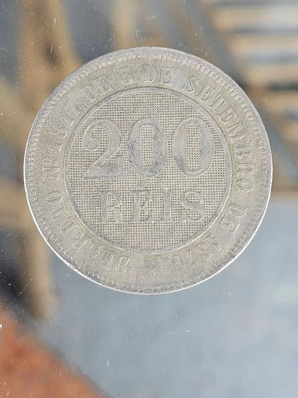 Moeda 200 réis 1888 - Foto 2