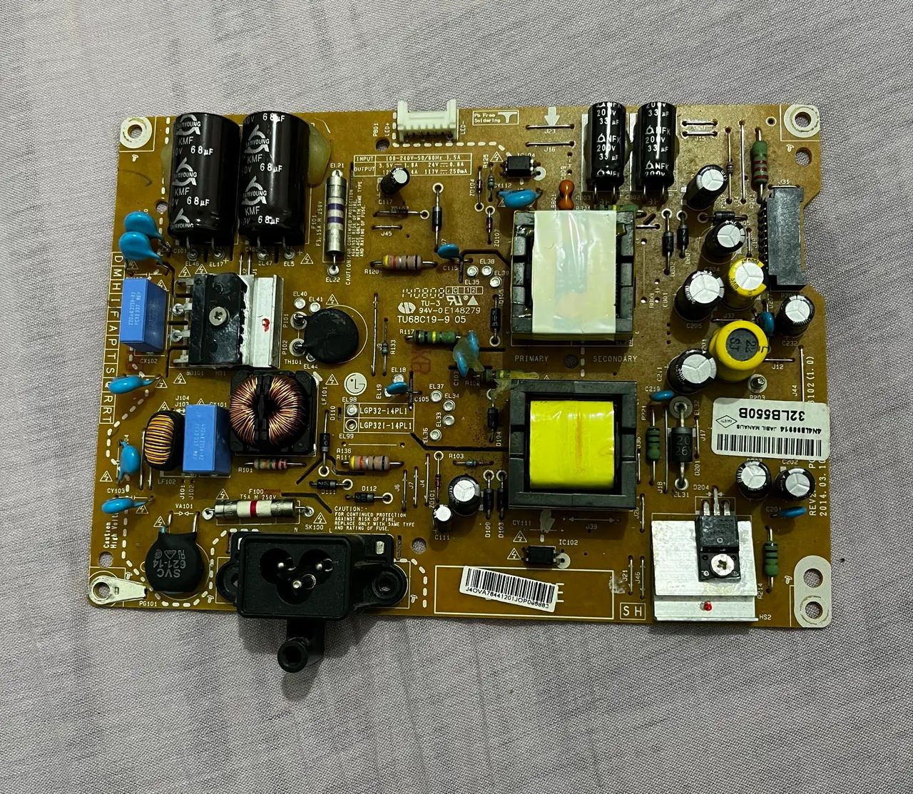 Fonte de tv lg 32LB550B  - Foto 2