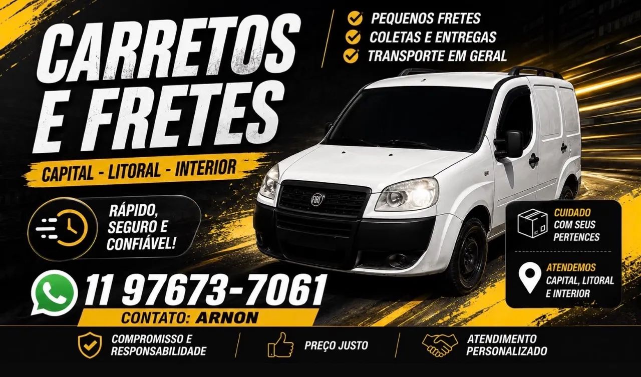 Carretos e pequenos fretes Doblo cargo 