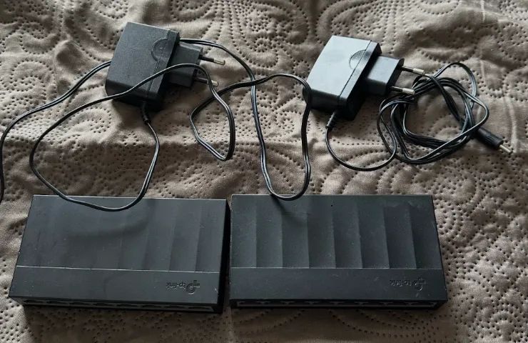 2 Switch TP-Link 8 Portas GIGABIT