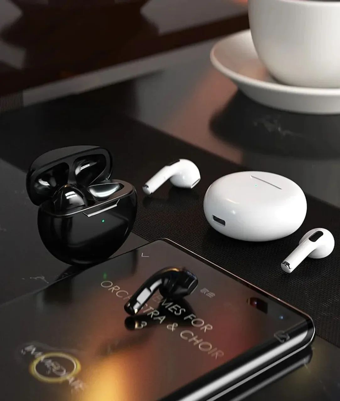 Fone de ouvido sem fio bluetooth pró 6 - Foto 3