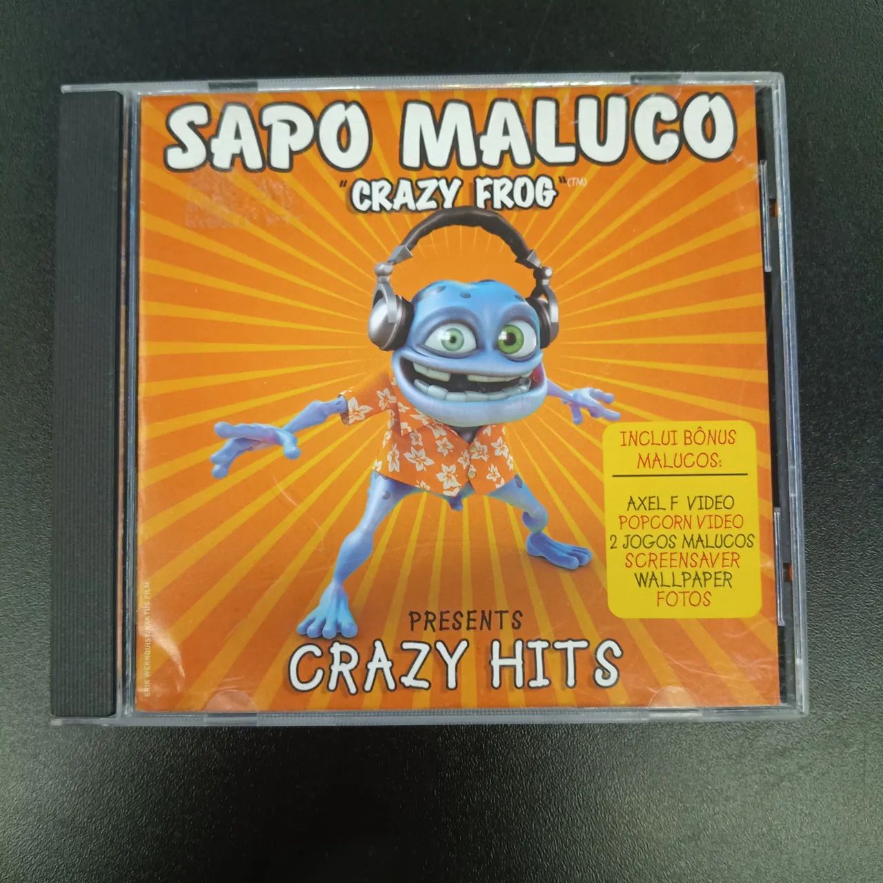 CD SAPO MALUCO CRAZ HITS ORIGINAL 