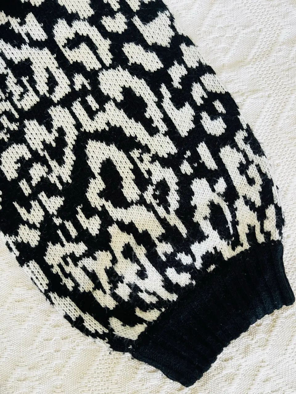 Cardigan Farm Tricô Estampado Original P - Foto 5