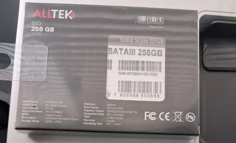 SSD 256 GB