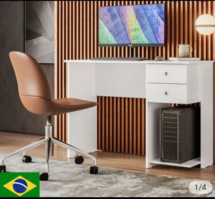Mesa Escrivaninha com Gavetas em Anápolis! - Foto 3