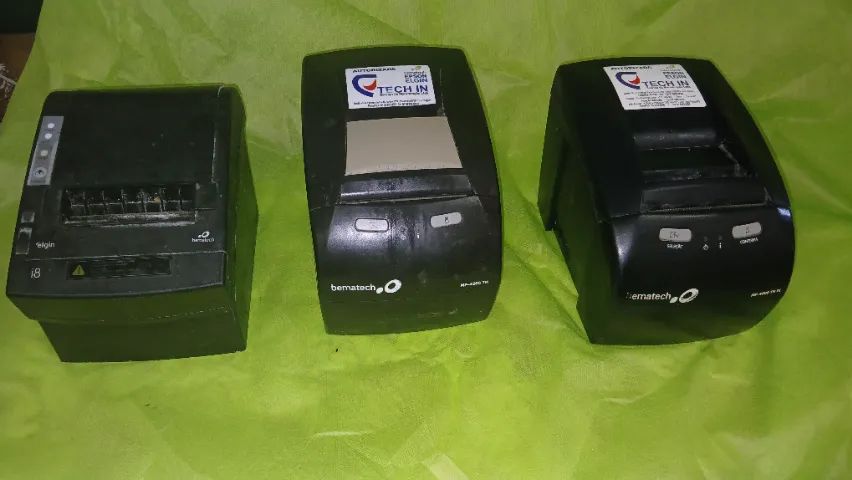 3 Impressoras POS (2x Bematech, 1x Elgin)R$20cada