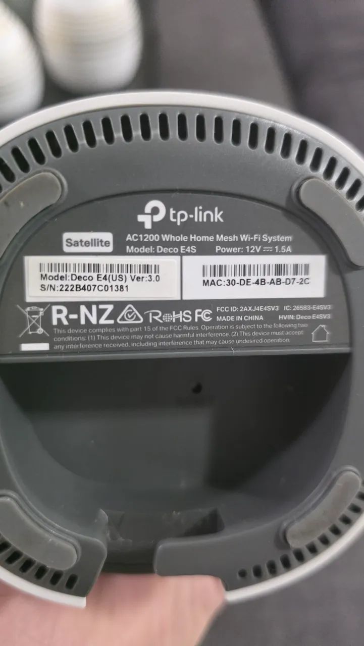 Roteador Mesh Tp-link Deco E4 Branco 3 Unidades (repetidor) - Foto 3