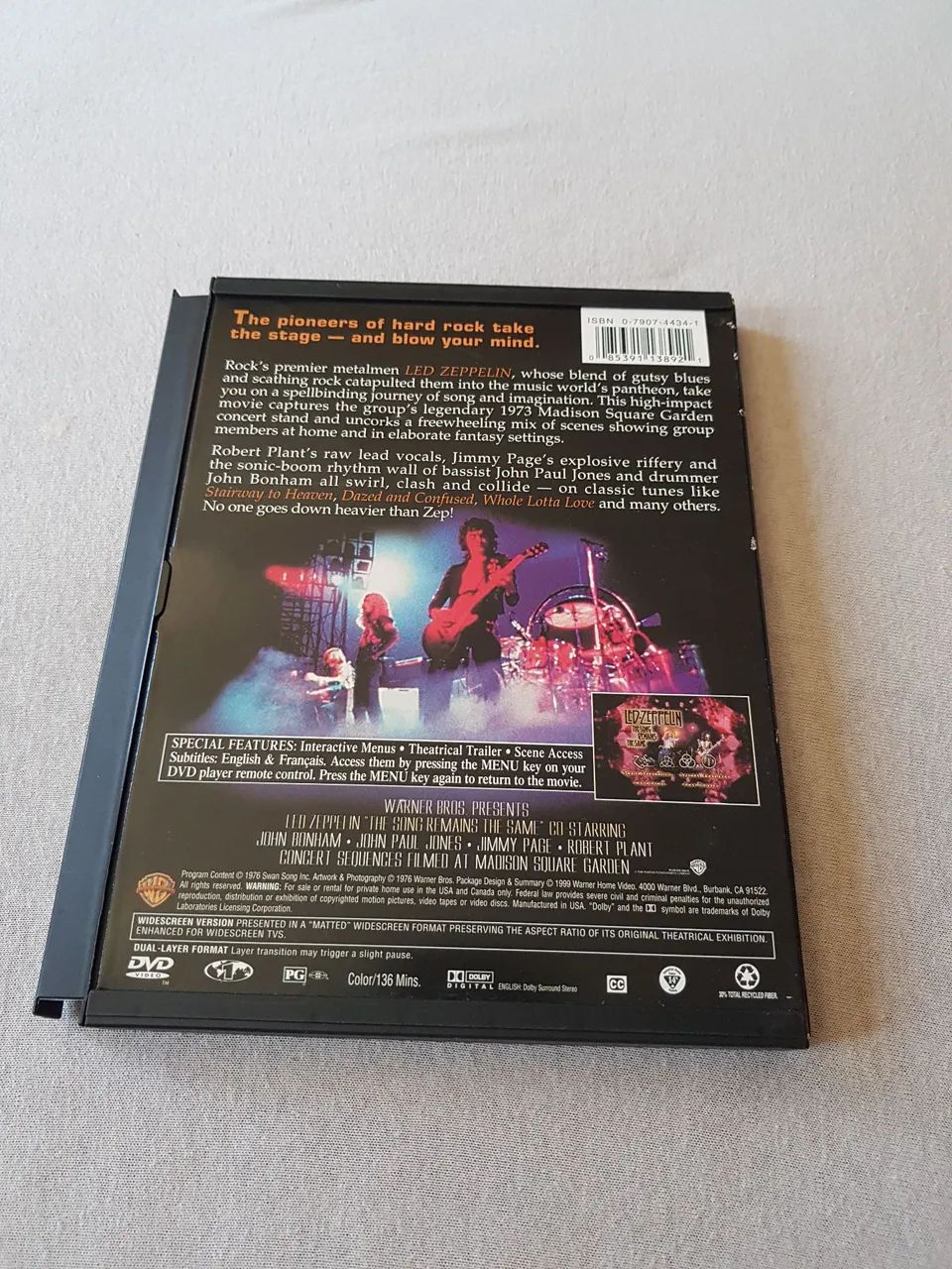 Dvd Show Led Zeppelin - The songs remains the same  - Foto 2