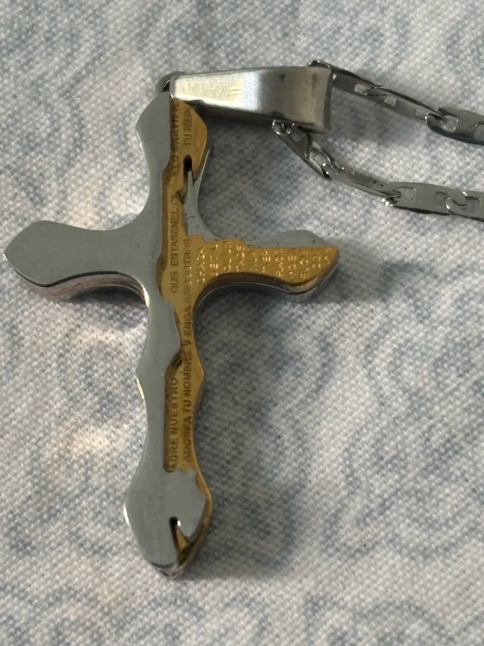 Cordão com crucifixo - Foto 2