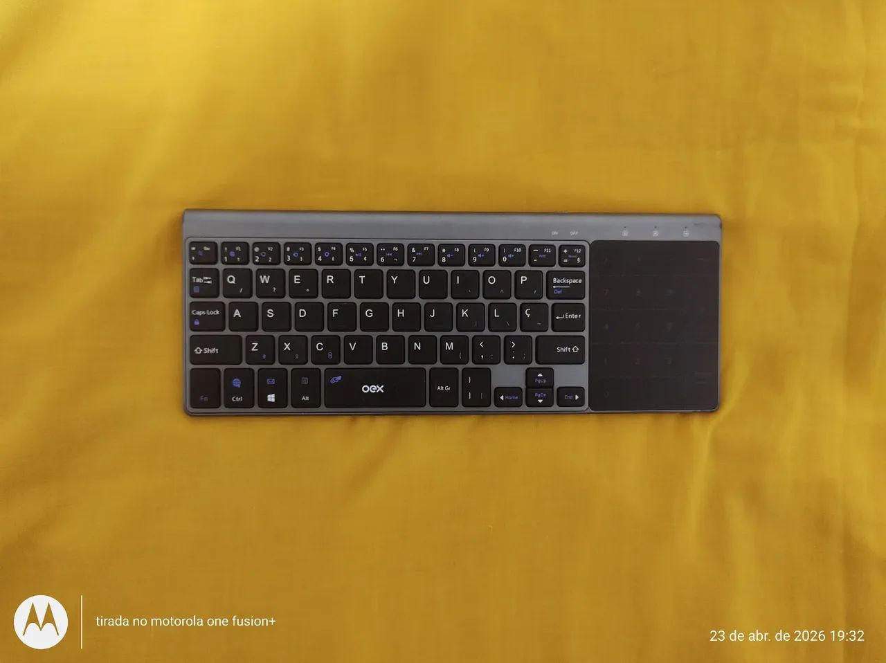 Teclado bluetooth / marca oex / novinho / na caixa 
