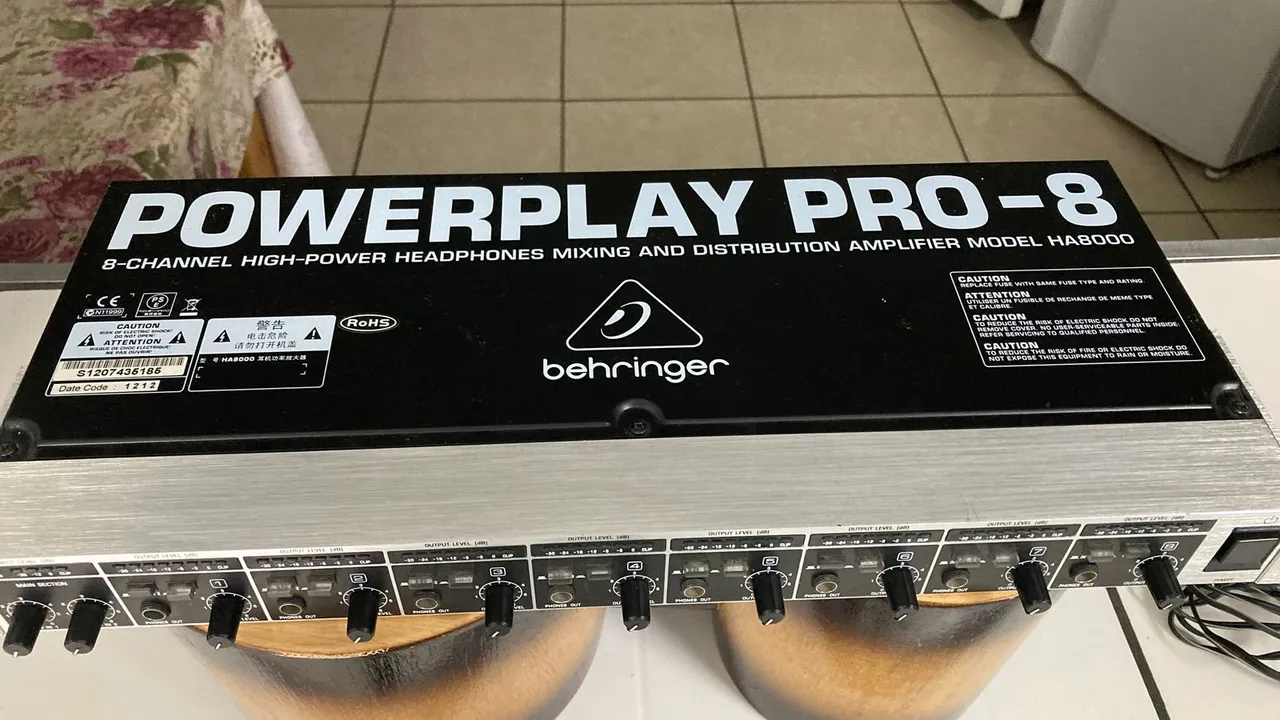 Powerplay 16 Behringer Roteador P16-D Modulo Distribuição