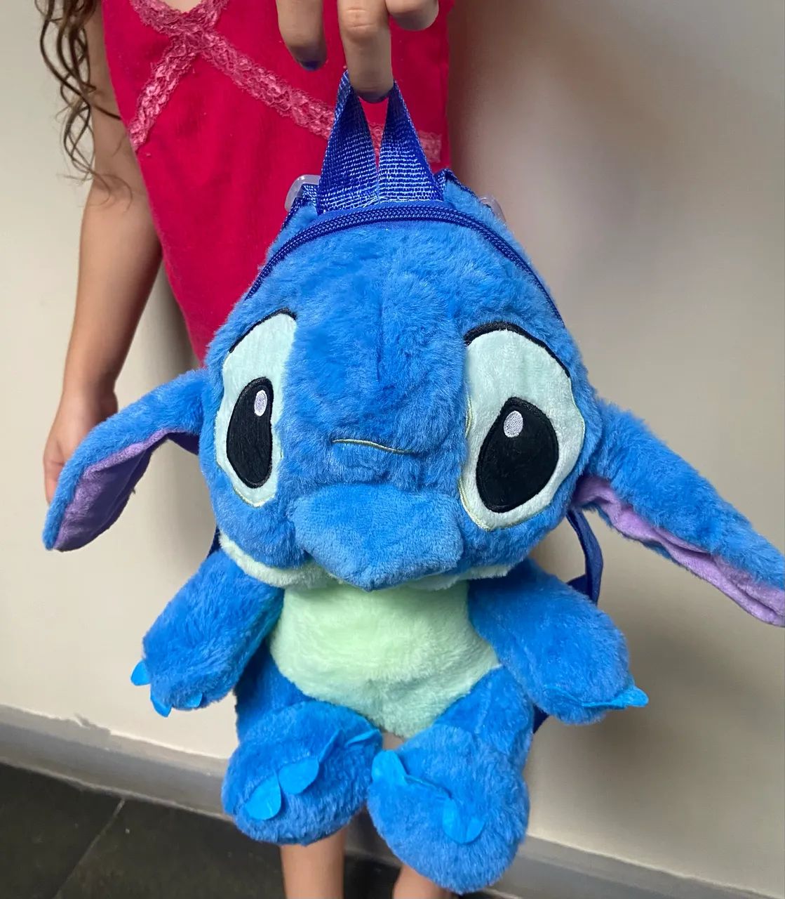 Mochila Stitch Disney Pelúcia - Linda e Macia - Foto 3