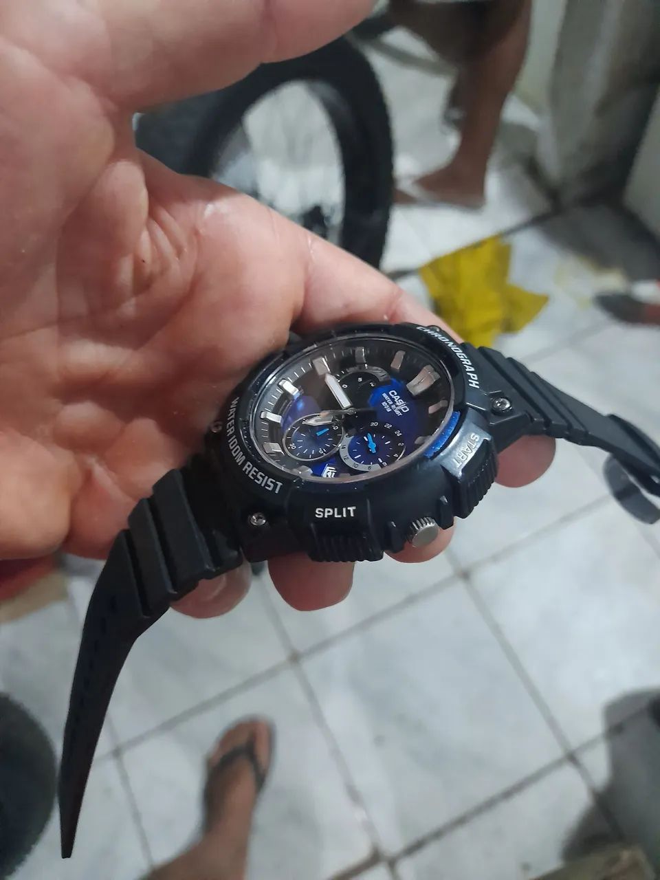 Vendo um relógio casio tempo cronógrafo funcionando perfeitamente  - Foto 3