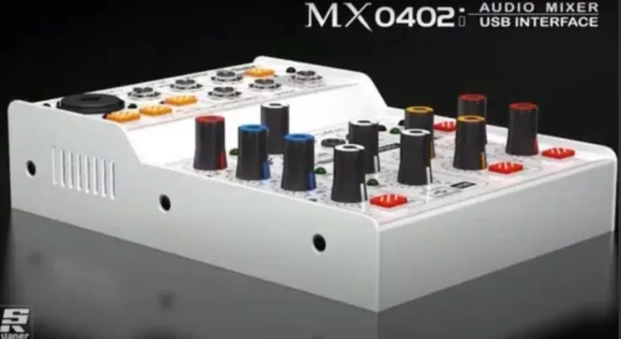 Mesa De Som Staner Mx0402i Interface De Áudio Usb - Foto 4
