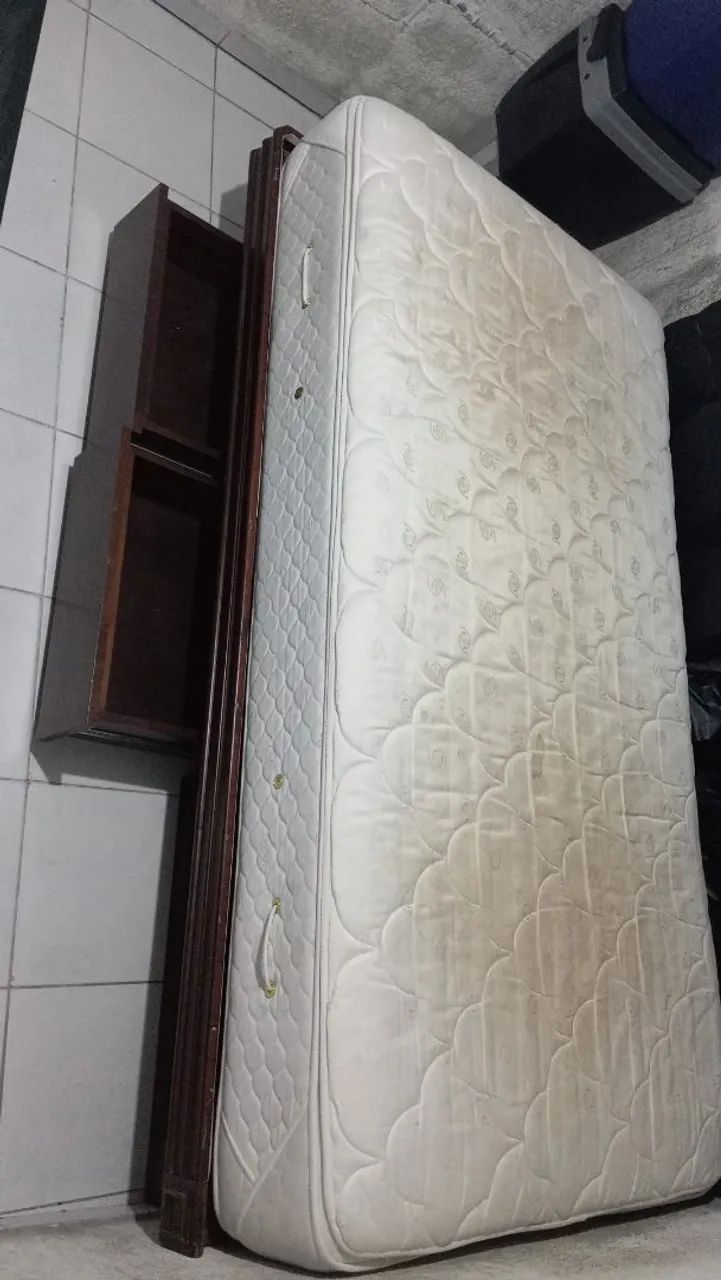Cama solteiro madeira imbuia  - Foto 5
