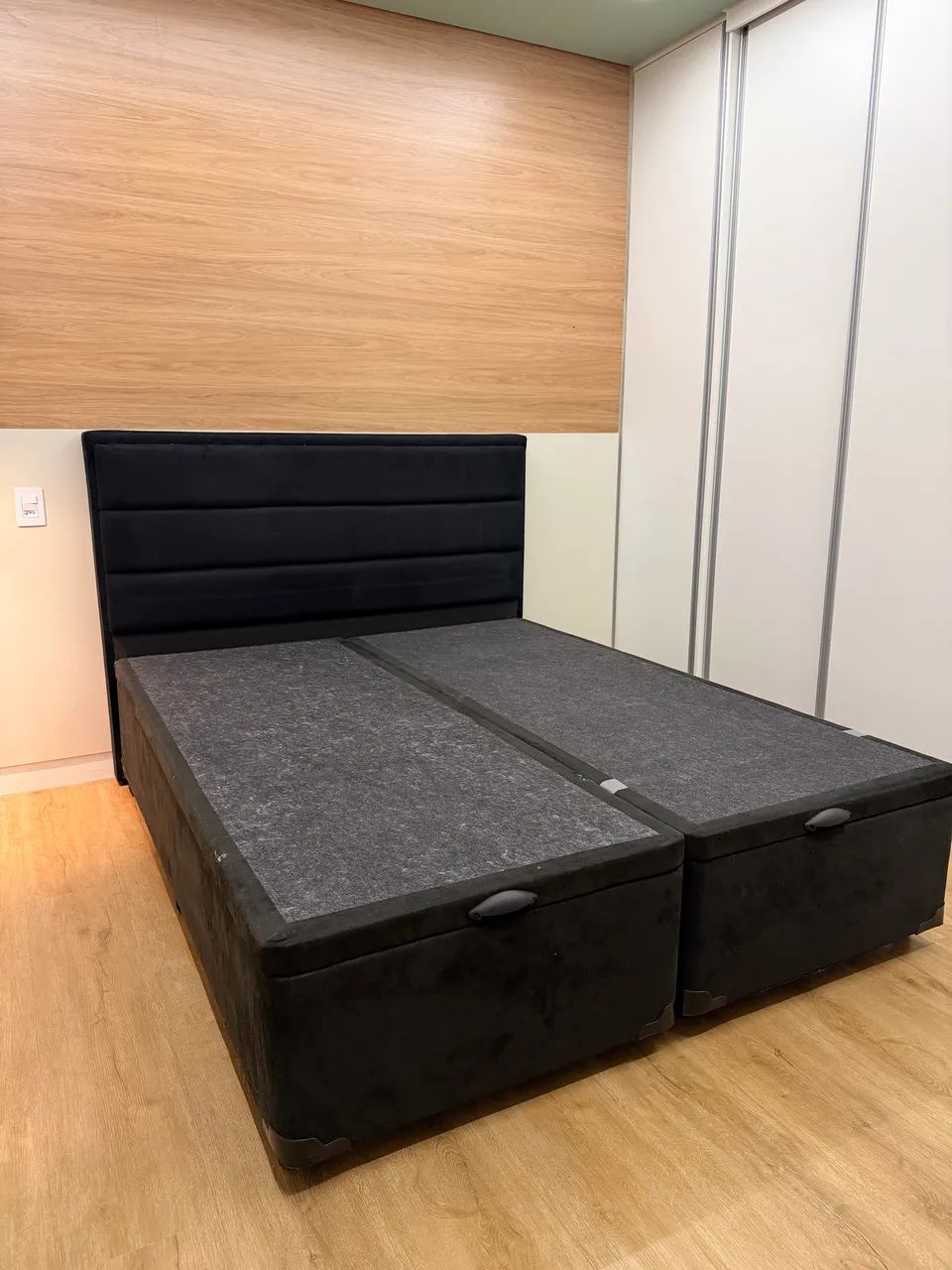 Cama box queen com cabeceira  - Foto 2