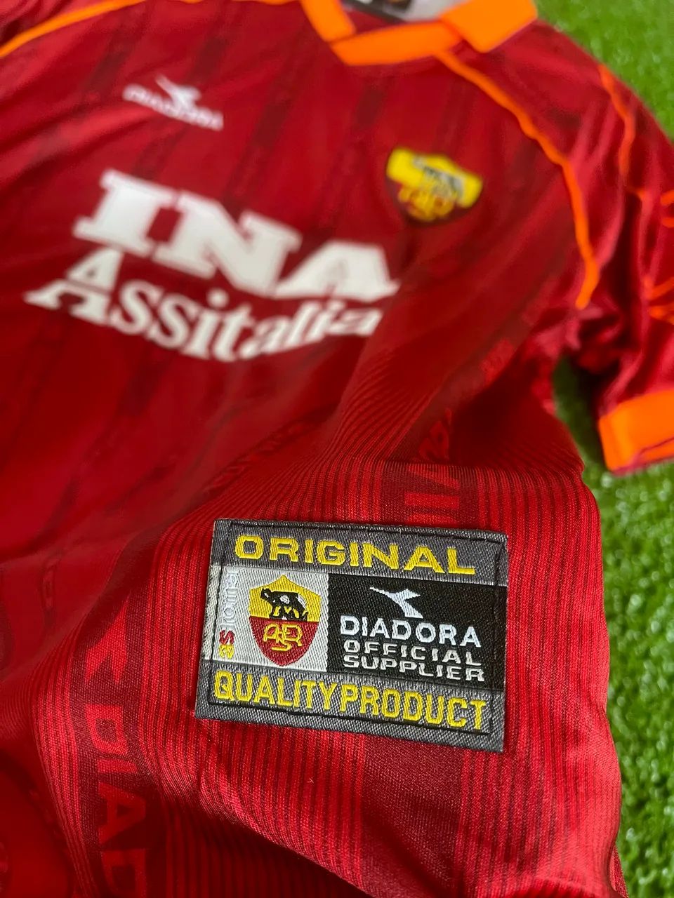 Camisa retrô Roma 1999/2000 - Foto 4